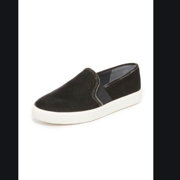 Vince Blair Black Velvet sneakers with dust bag - Picture 2 of 11